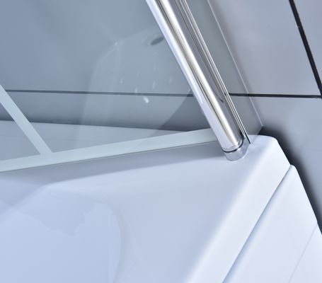 1-1.2mm أبواب انزلاقية زجاجية مؤطرة 900x900x1900mm