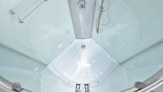 900 × 900 مم دش الغرفة الرطبة 6 مم زجاج شفاف