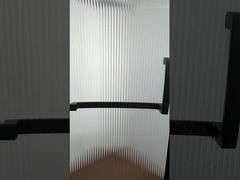 زجاج 6 ملم ضيق مع إطار الألومنيوم للحمام الحديث والأنيق