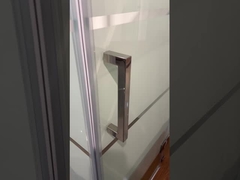 غرف الاستحمام بأسعار معقولة مع زجاج الطباعة البيضاء وإطار الألومنيوم