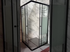 محفظة دش مربعة قابلة للتخصيص مع زجاج الطباعة المتجمدة