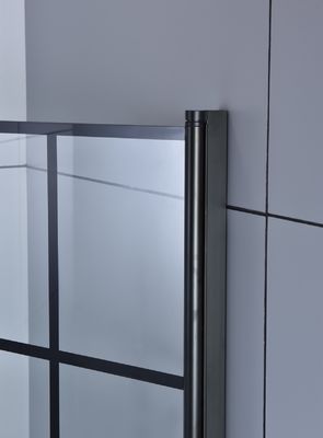 شاشة دش استحمام محورية 1-1.2 مم مقاس 55 بوصة × 31 بوصة من الزجاج المقسى